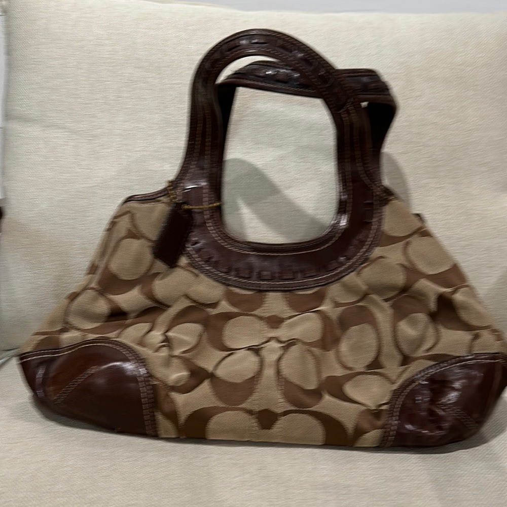 Brown Coach bag